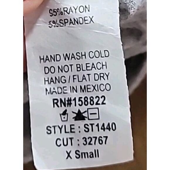 Fashion Nova Ready To Go Bodycon Skirt XS Light Gray Tie Waist EUC - Picture 9 of 9